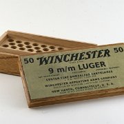 Reproduction Winchester 9mm label.